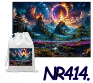 Puzzle - Puzzle 120 El. Układanka Góry Krajobraz Pejzaż + Woreczek Z Nadrukiem - miniaturka - grafika 1