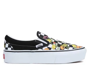 "Vans Classic Slip-On Platform Damskie Czarne (VN0A5KXIBML)" - Sneakersy damskie - miniaturka - grafika 1