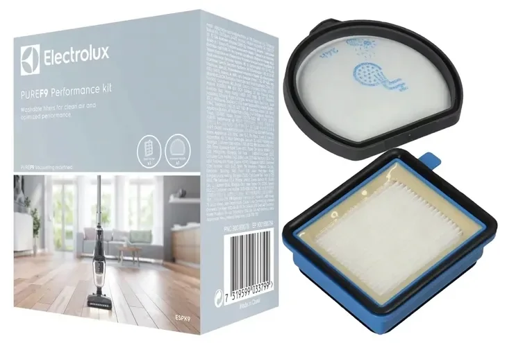 2 x Electrolux Zestaw Filtrów do Odkurzacza PURE F9