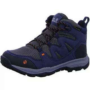 Buty dla chłopców - Jack Wolfskin Unisex dziecięce buty trekkingowe MTN Attack 3 Texapore Mid, Niebieski Night Blue 1010, 30 EU - grafika 1