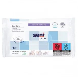 Seni Care Chusteczki nasączane Seni Care 10 szt. |   SE-231-W010-003 - Higiena osób starszych i niepełnosprawnych - miniaturka - grafika 1
