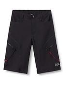 Spodnie męskie - GORE WEAR GORE Wear C3 krótkie spodnie męskie, XL, czarne/czerwone 100047993506-9935-X-Large - miniaturka - grafika 1