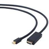 Adaptery i przejściówki - Gembird Mini DisplayPort cable to HDMI 4K 1.8m 1,8 m CC-mDP-HDMI-6 - miniaturka - grafika 1