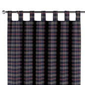 Zasłony - Dekoria Zasłona na szelkach 1 szt. granatowo czerwona kratka 1szt 130 × 260 cm Bristol 310-142-68 - miniaturka - grafika 1