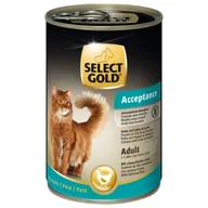 Mokra karma dla kotów - SELECT GOLD Adult Acceptance 6 x 200 g 6x400 g - miniaturka - grafika 1