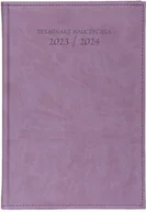 Kalendarze - Dazar, Kalendarz dzienny 2023/2024 B6, Liliowy - miniaturka - grafika 1