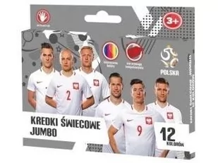 Kredki świecowe PZPN 2 12 kolorów ASTRA - Przybory szkolne - miniaturka - grafika 1