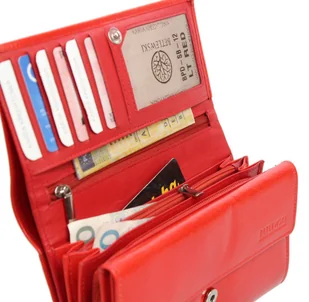 Portfel Damski Skórzany BETLEWSKI (PL) Długi Z Suwakiem Skóra Naturalna BPD-SB-12 RFID - Portfele Portfel Damski Skórzany BETLEWSKI (PL) Długi Z Suwakiem Skóra Naturalna BPD-SB-12 RFID - Portfele - miniaturka - grafika 5