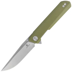 Nóż składany Bestechman Dundee OD Green G10, Stonewash  / Satin D2 by Ostap Hel (BMK01B) - Noże - miniaturka - grafika 1