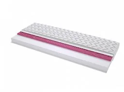 Materac piankowy profilowany Prato Molet 100x170 cm Dwustronny Średnio twardy - Materace - miniaturka - grafika 1