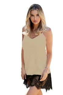 HALKA CHANELLE (kolor fiolet, rozmiar XS) - Piżamy damskie - miniaturka - grafika 7