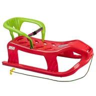 Sanki i ślizgacze - SANKI PLASTIKOWE DWUOSOBOWE Z OPARCIEM ZJAZD ŚLIZG - miniaturka - grafika 1