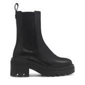 Botki damskie - Botki Gino Rossi CIRCE-RST-02G Czarny - GINO ROSSI - miniaturka - grafika 1
