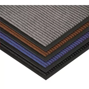 Trwała mata wejściowa z PVC, dywanowa, 900 x 1200 mm, niebieska, 1+1 GRATIS - Podnóżki, podpórki, podkładki - miniaturka - grafika 1