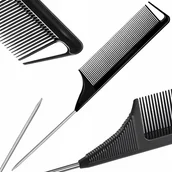 Szczotki do włosów dla dzieci - Profesjonalny Grzebień Fryzjerski Ze Szpikulcem Farbowanie Włosów Pasemek - miniaturka - grafika 1