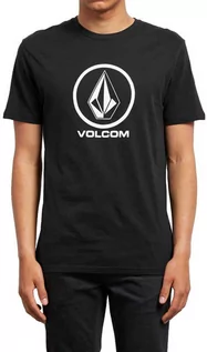 Koszulki dla chłopców - Volcom Crisp Stone black koszulka męska - L - grafika 1