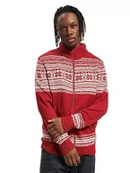 Swetry damskie - Brandit Norweska armia kardigan kurtka wojskowa sweter zima outdoor kurtka zimowa, czerwony, S - miniaturka - grafika 1