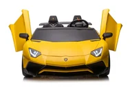 Pojazdy elektryczne dla dzieci - Auto Na Akumulator Lamborghini XXL A8803 Żółte 24V - miniaturka - grafika 1