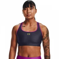 Bielizna sportowa damska - Biustonosz treningowy UNDER ARMOUR UA Authentics Mid Padless - srebrny - miniaturka - grafika 1