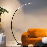Lampy stojące - Lucide Lampa łukowa LED Curve, czarna, 2700 K, wysokość 192, ściemniana - miniaturka - grafika 1