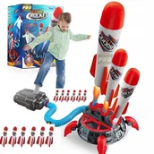 Samoloty i helikoptery - WYRZUTNIA RAKIET Piankowych POWER LAUNCHER ROCKET Rakiety Piankowe - miniaturka - grafika 1