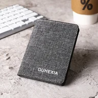 Portfele - INF Cienki minimalistyczny portfel z blokadą RFID Szary - miniaturka - grafika 1