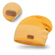 Czapki dla dzieci - Czapka Zimowa Dziecięce Żółta Uniwersalna Jesienna Chłopiec Dziewczynka - miniaturka - grafika 1