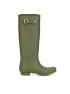 Kalosze damskie - Hunter Kalosze WFT1000RMA-OVL Khaki - miniaturka - grafika 1