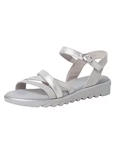 Jana Softline Sandały damskie 8-8-28660-20, LT.Grey, 42 EU, szary (lt grey), 42 EU Weit - Sandały damskie - miniaturka - grafika 1