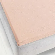 Prześcieradła - Prześcieradło frotte bez gumki Tulipan 175x220 ZWOLTEX pudrowe GRUBE - miniaturka - grafika 1