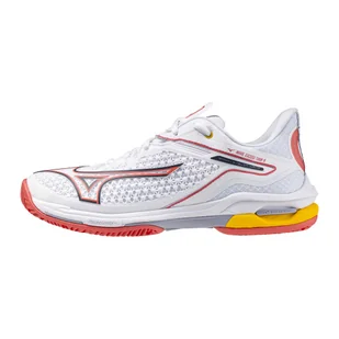Damskie buty tenisowe Mizuno Wave Exceed Tour 6 Clay W White/Calypso Coral/Icelandic EUR 38,5 - Buty sportowe damskie Damskie buty tenisowe Mizuno Wave Exceed Tour 6 Clay W White/Calypso Coral/Icelandic EUR 38,5 - Buty sportowe damskie - miniaturka - grafika 1