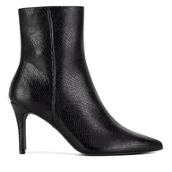 Botki damskie - Botki MEXX MI001713443W Czarny - miniaturka - grafika 1