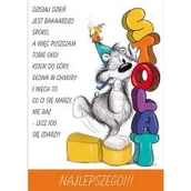 Kartki okolicznościowe i zaproszenia - STAMP Karnet Happy B6 + koperta wzór nr 01 - Stamp - miniaturka - grafika 1