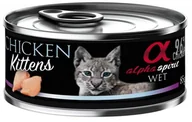Mokra karma dla kotów - Alpha Spirit 85g Kurczak dla kociąt Alpha Spirit mokra kot ( CHICKEN FOR KITTEN ) - miniaturka - grafika 1