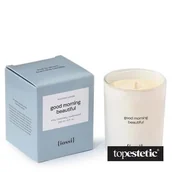 Świece - Iossi Good Morning Beautiful Świeca sojowa - limonka, rozmaryn, cedr 240 ml - miniaturka - grafika 1