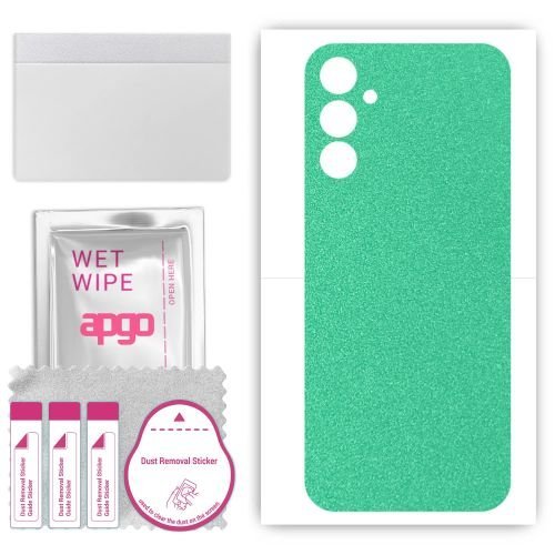 folia naklejka skórka strukturalna na TYŁ do Samsung Galaxy Jump3 - Seledynowy Pastel Matowy - apgo SKINS