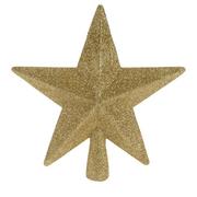 Ozdoby bożonarodzeniowe - Bożonarodzeniowy szpic na choinkę gwiazda Oliveri złoty, 19 x 5 cm - miniaturka - grafika 1