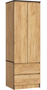 Dwudrzwiowa szafa z szufladami dąb craft C5-H95 - Szafy - miniaturka - grafika 1