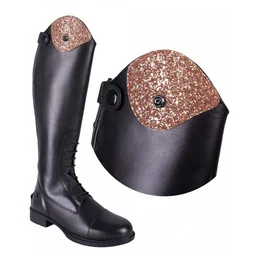 Brokatowe nakładki na oficerki Romy - QHP - Sparkle - Buty do jazdy konnej Brokatowe nakładki na oficerki Romy - QHP - Sparkle - Buty do jazdy konnej - miniaturka - grafika 1