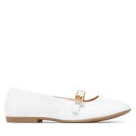 Buty dla dziewczynek - Baleriny Tommy Hilfiger T3A3-33768-0326 S Biały - miniaturka - grafika 1