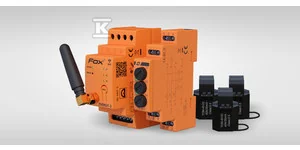 Zestaw: monitor zużycia energii MEF-3-40 FOX z lampką LK-BZ-3 - Liczniki energii elektrycznej - miniaturka - grafika 1
