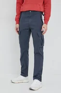 Spodnie męskie - Pepe Jeans spodnie męskie kolor granatowy w fasonie cargo - miniaturka - grafika 1