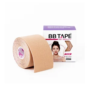 BB Tape Kinesiology Tape for Face 2 Vanilla Taśma kinezjologiczna w kolorze waniliowym - Pozostałe akcesoria kosmetyczne - miniaturka - grafika 1