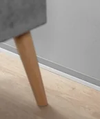 Listwy przypodłogowe - 200 x 1,6 x 2 cm Minileiste - (srebrny) - Minimalistyczna listwa przypodłogowa cokołowa SL16X5-01 - miniaturka - grafika 1