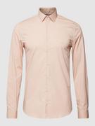 Koszule męskie - Koszula biznesowa o kroju slim fit z wyhaftowanym logo model ‘Bari’ - miniaturka - grafika 1