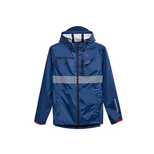 Kurtki męskie - Alpinestars Męska kurtka przeciwdeszczowa Fusion Rain, Marina Military, L, Marina Military, L - grafika 1