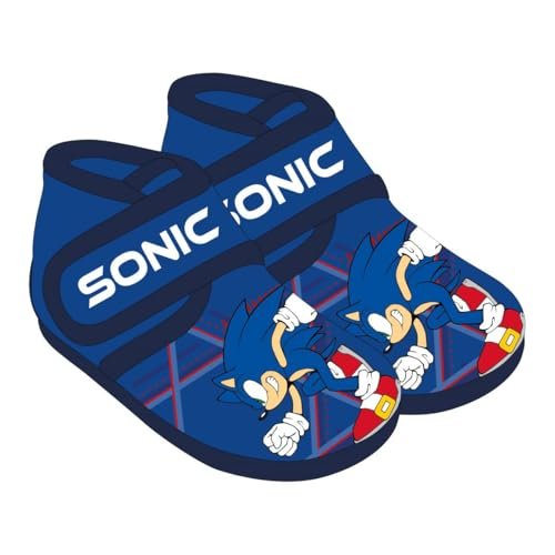 CERDÁ LIFE'S LITTLE MOMENTS Kapcie domowe Media Bota Sonic, Kapcie unisex dzieci, niebieskie, 25 EU, Niebieski, 25 EU