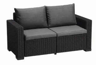 VidaXLGarden vidaXL Sofa two-seater California vidaXL Sofa gray 8711245154459 - Sofy ogrodowe - miniaturka - grafika 1
