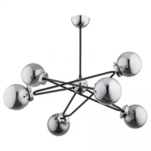 Alfa Sagito lampa wisząca 6-punktowa chrom 25616 - Lampy sufitowe - miniaturka - grafika 1
