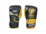 Rękawice bokserskie - Masters Fight Equipment, Rękawice bokserskie, RBT-Proffesional, czarno-żółty, rozmiar 10 - miniaturka - grafika 1